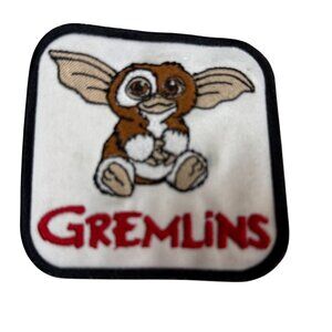 Gremlins Gizmo Embroidered Iron-On Patch 3" Square Retro Vibe
